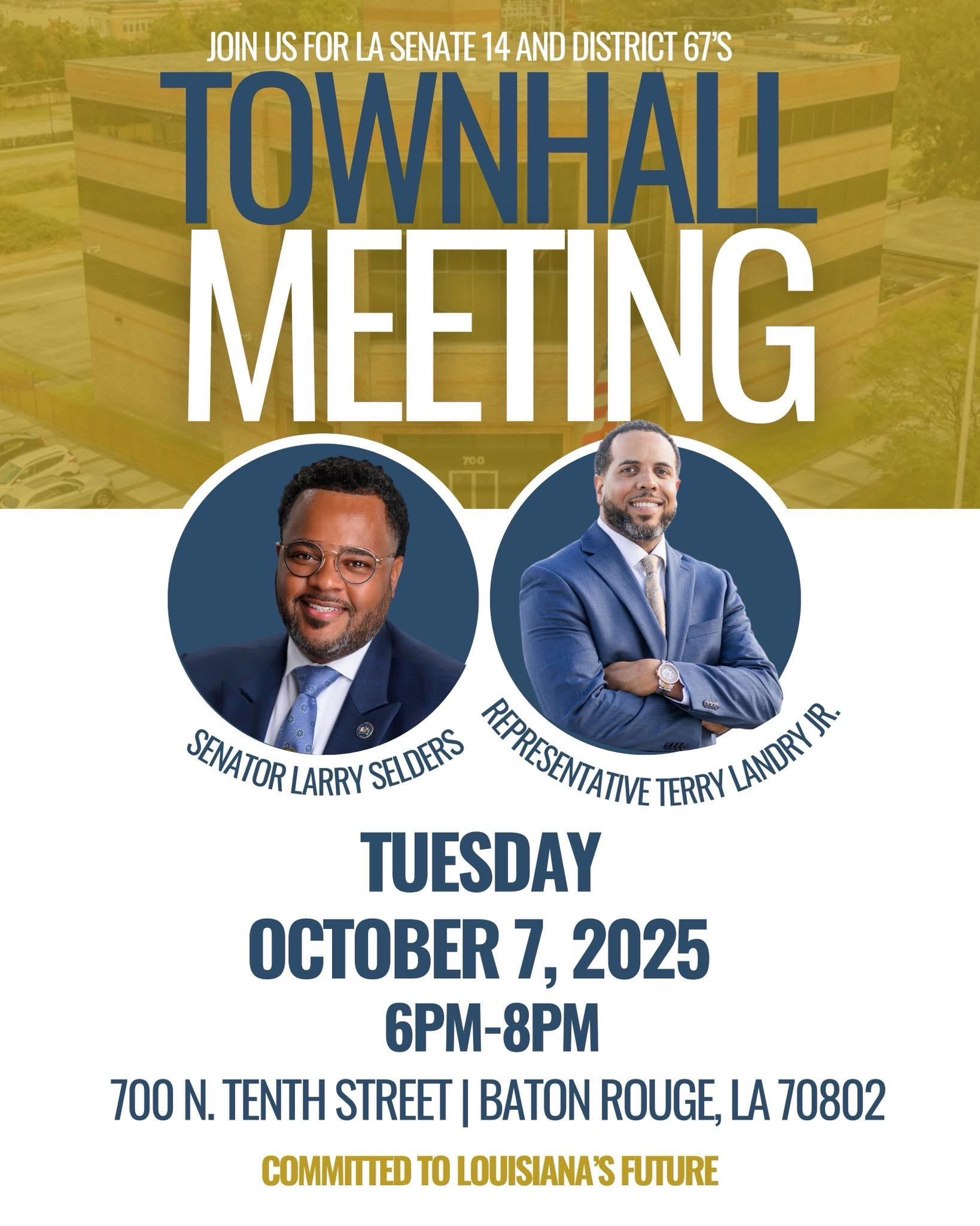 Upcoming Town Hall Meeting
