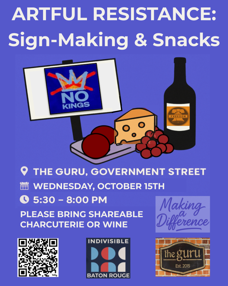 ARTFUL RESISTANCE: Sign-Making & Snacks