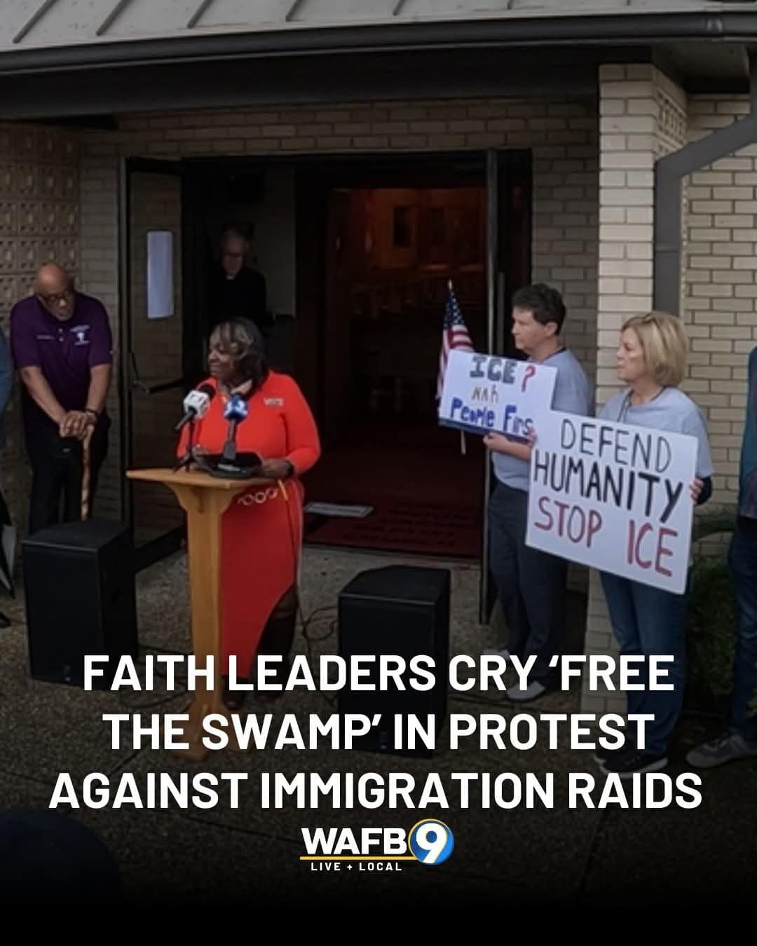 WAFB 9 Coverage of “Free the Swamp” Press Conference