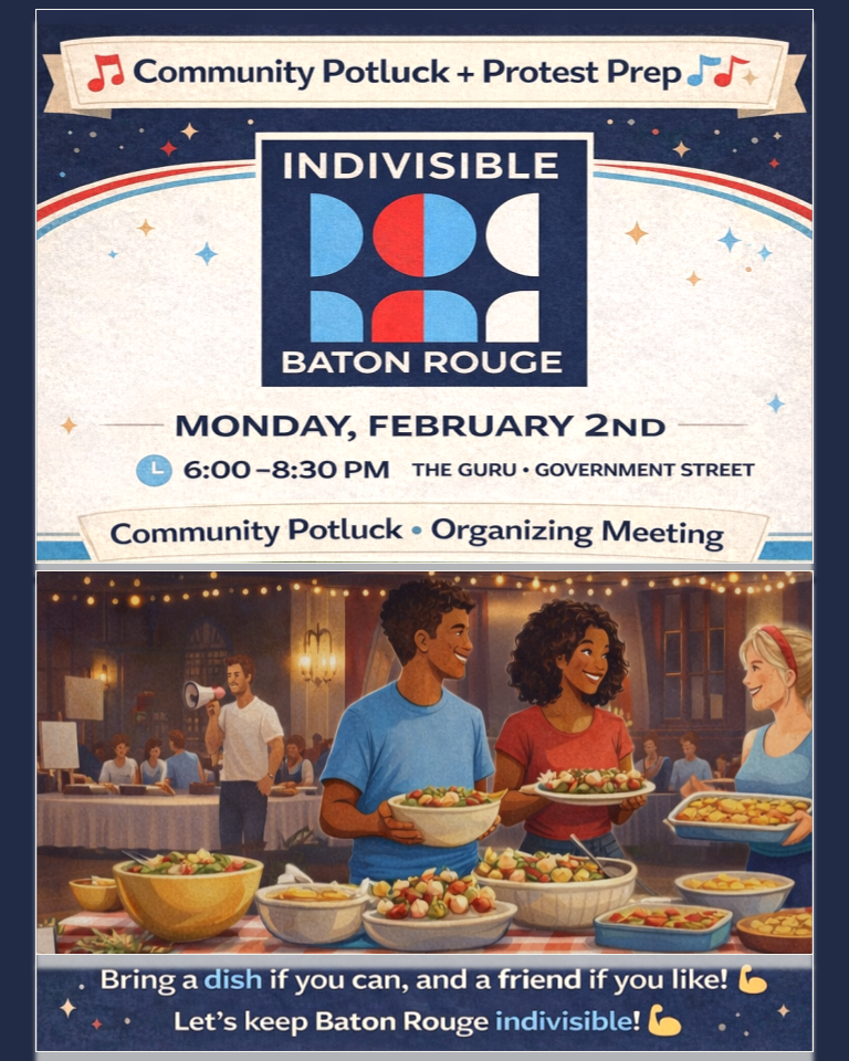 Community Potluck & Protest Prep