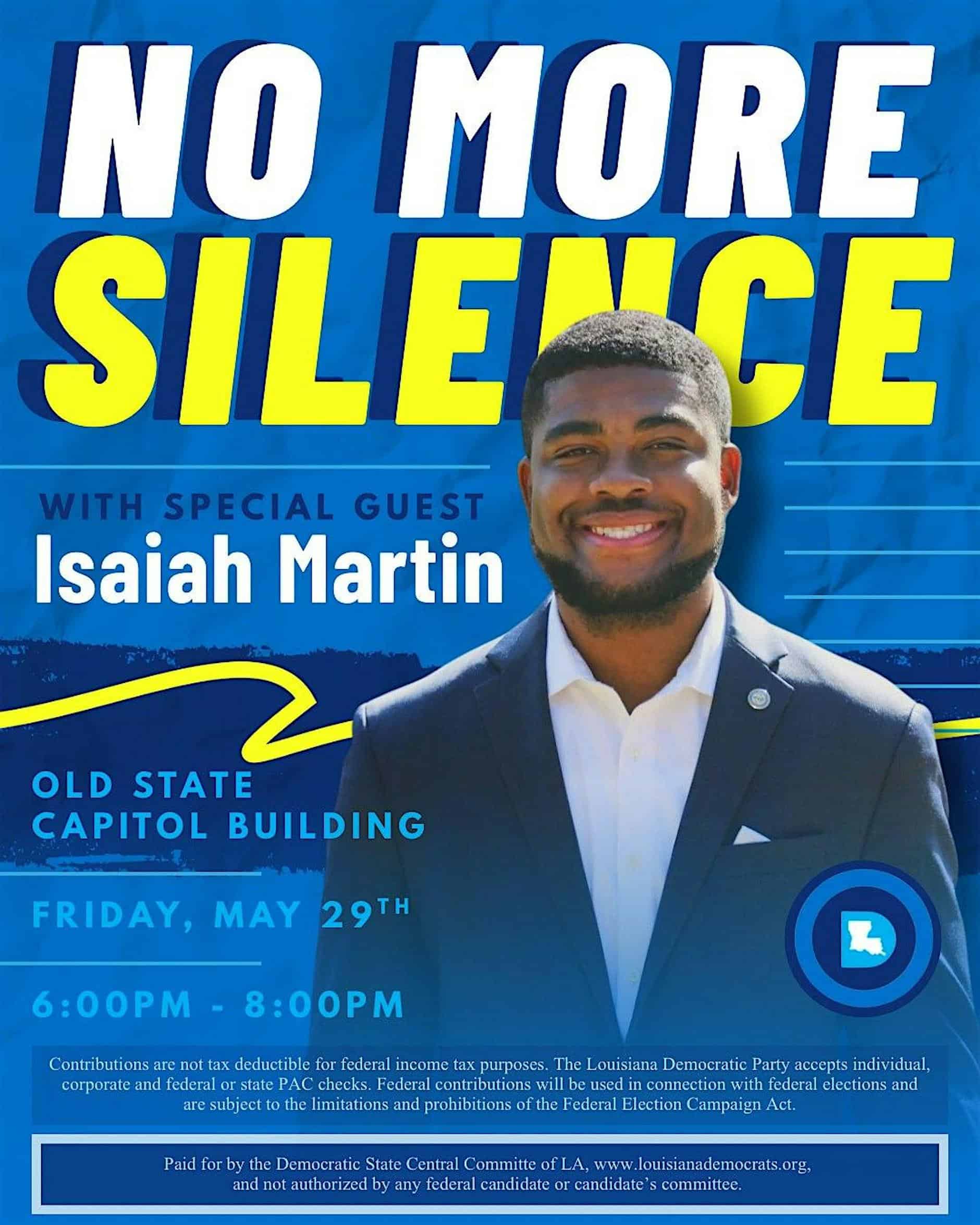 No More Silence w/ Isaiah Martin