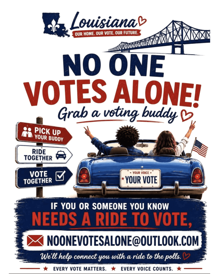 No One Votes Alone!