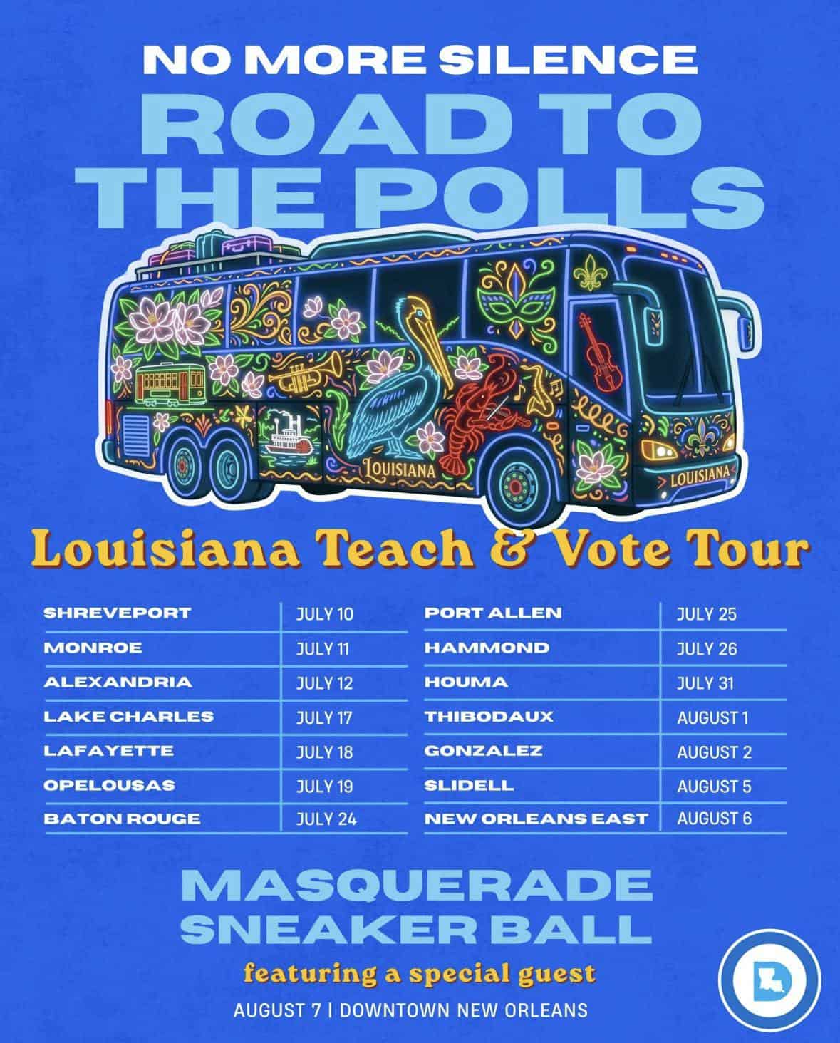 Louisiana Teach & Vote Tour