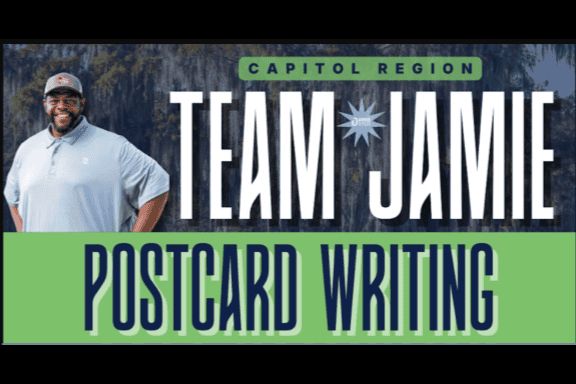 Team Jamie Davis-Postcard Writing-CAPITAL REGION